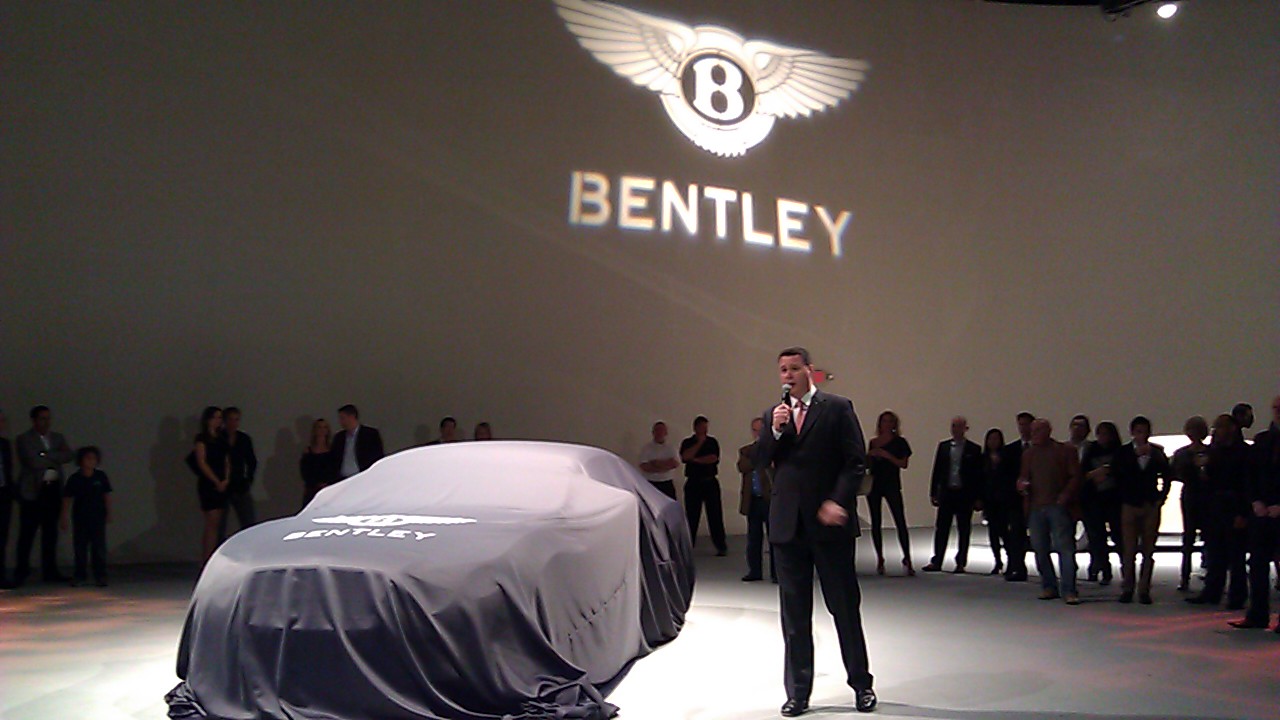 Bentley Continental GT preview at Raleigh Studios