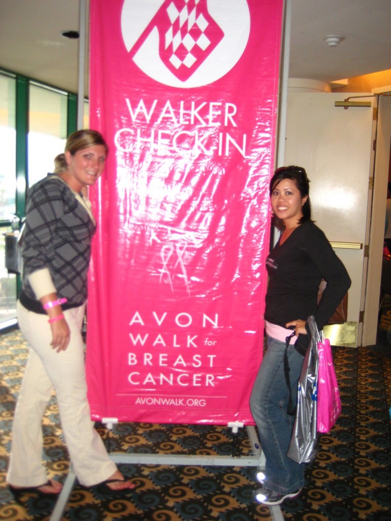 Laura Jacobsen and Joy Loo Avon Breast Cancer 40 Mile Walk