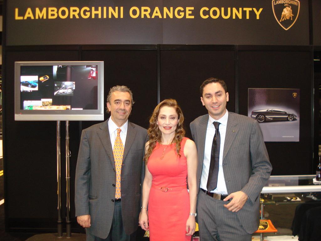 Vik Keuylian, Sossi Keuylian & Pietro Frigerio From Lamborghini Orange County