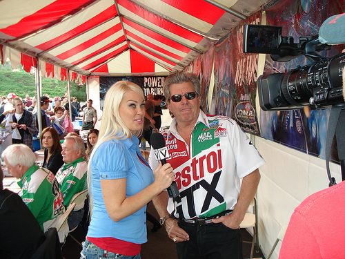 Genevieve Chappell & John Force